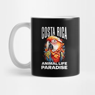 Rainforest Rainbow: A Costa Rican Adventure with Macaws Mug